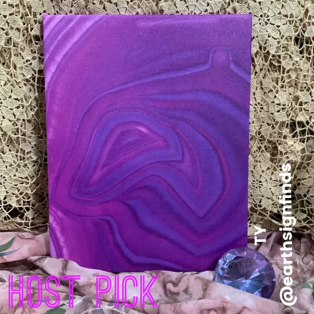 Macro Photo of Agate Taken by Me and Printed on Canvas - Picture 6 of 8